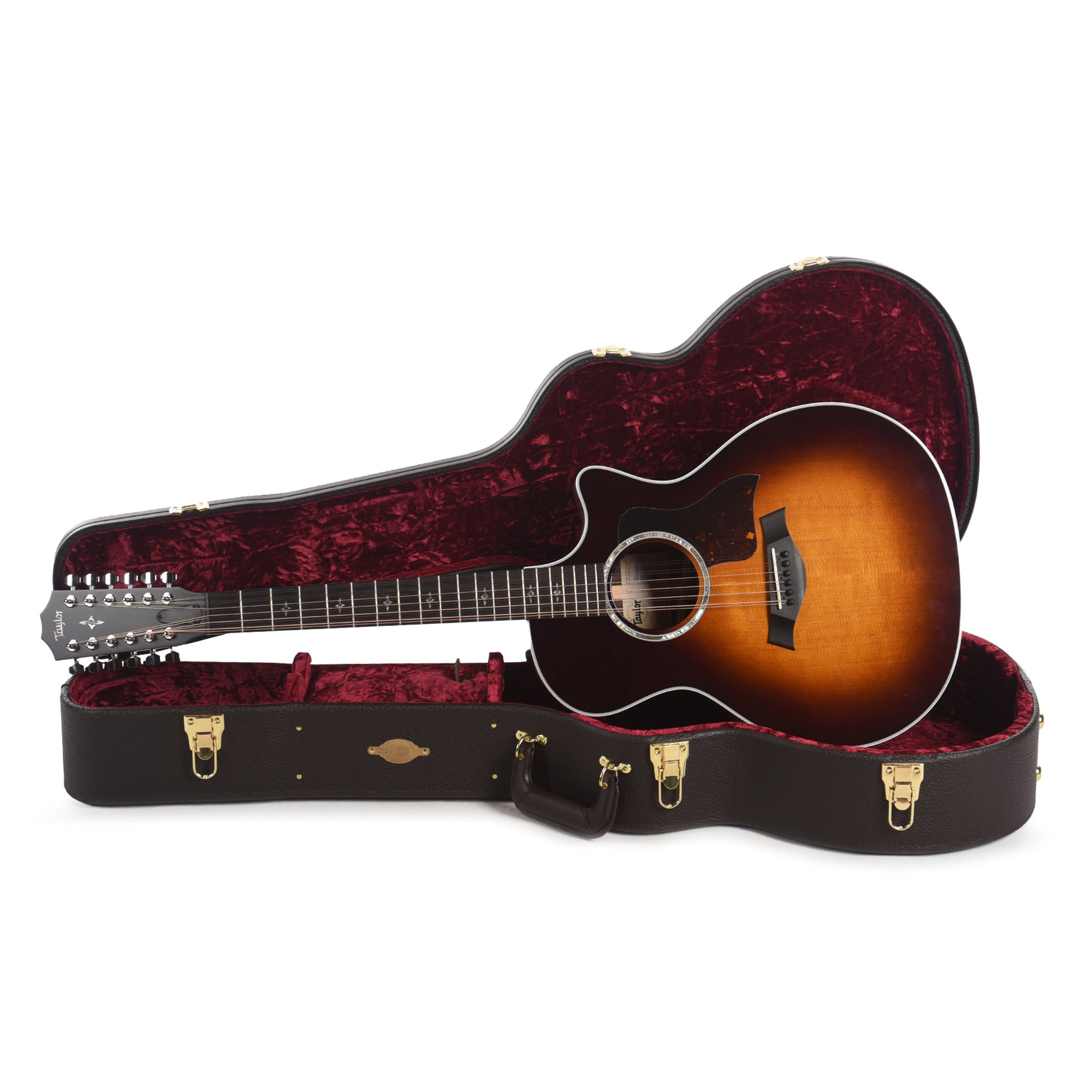 Taylor 454ce Grand Auditorium Acoustic Electric Guitar 12 String - Tobacco Sunburst