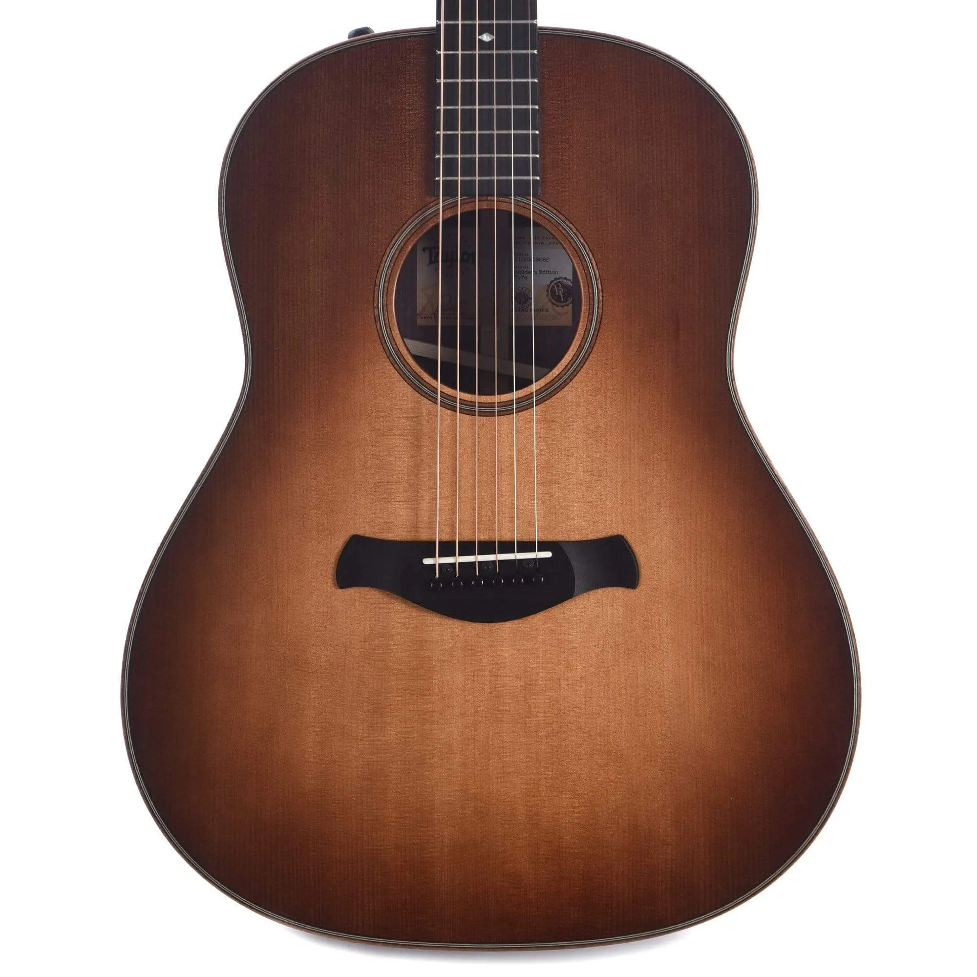 Taylor 717e Grand Pacific Builder's Edition Acoustic Electric Guitar Cutaway V Class Bracing - Wild Honey Burst