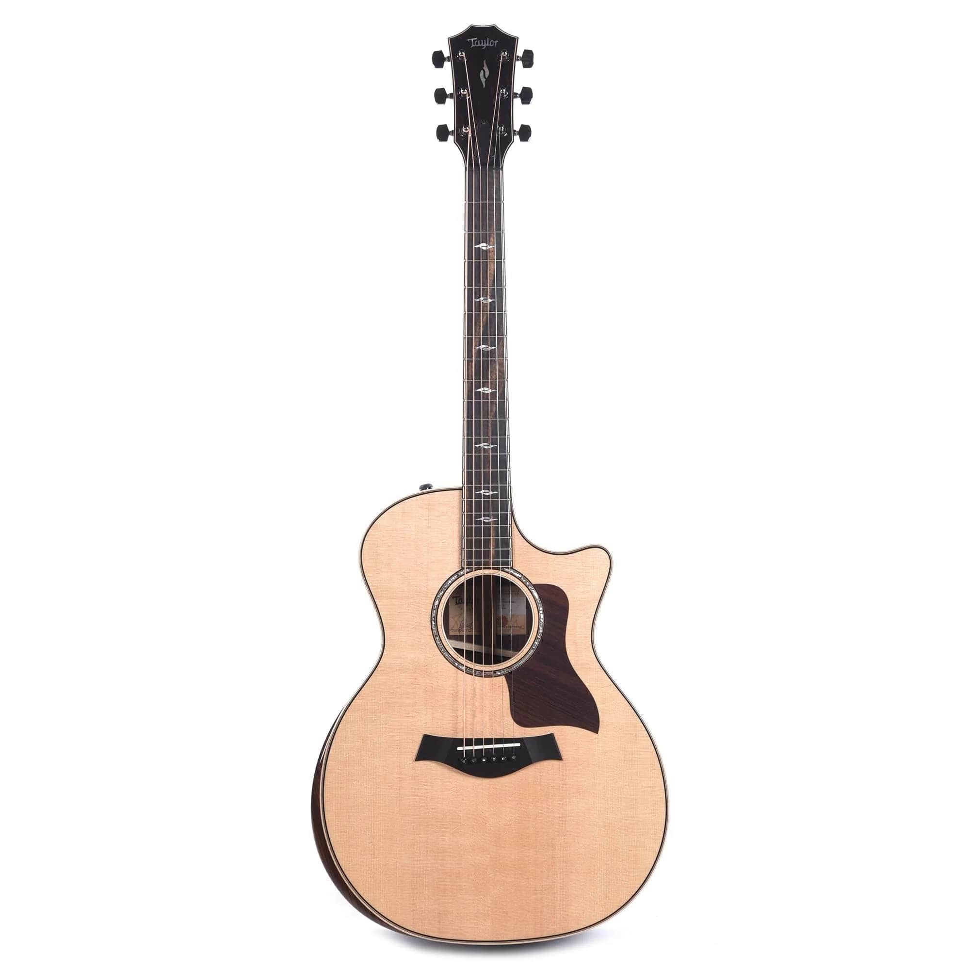 Taylor 814ce Grand Auditorium Indian Rosewood Acoustic Electric Guitar V Class Bracing - Natural