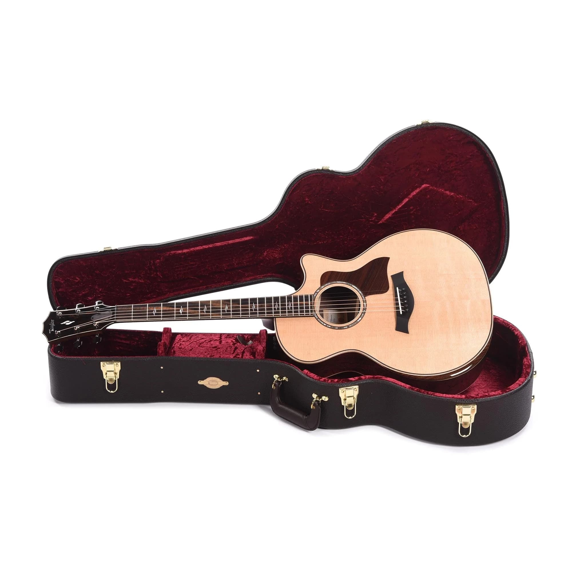 Taylor 814ce Grand Auditorium Indian Rosewood Acoustic Electric Guitar V Class Bracing - Natural
