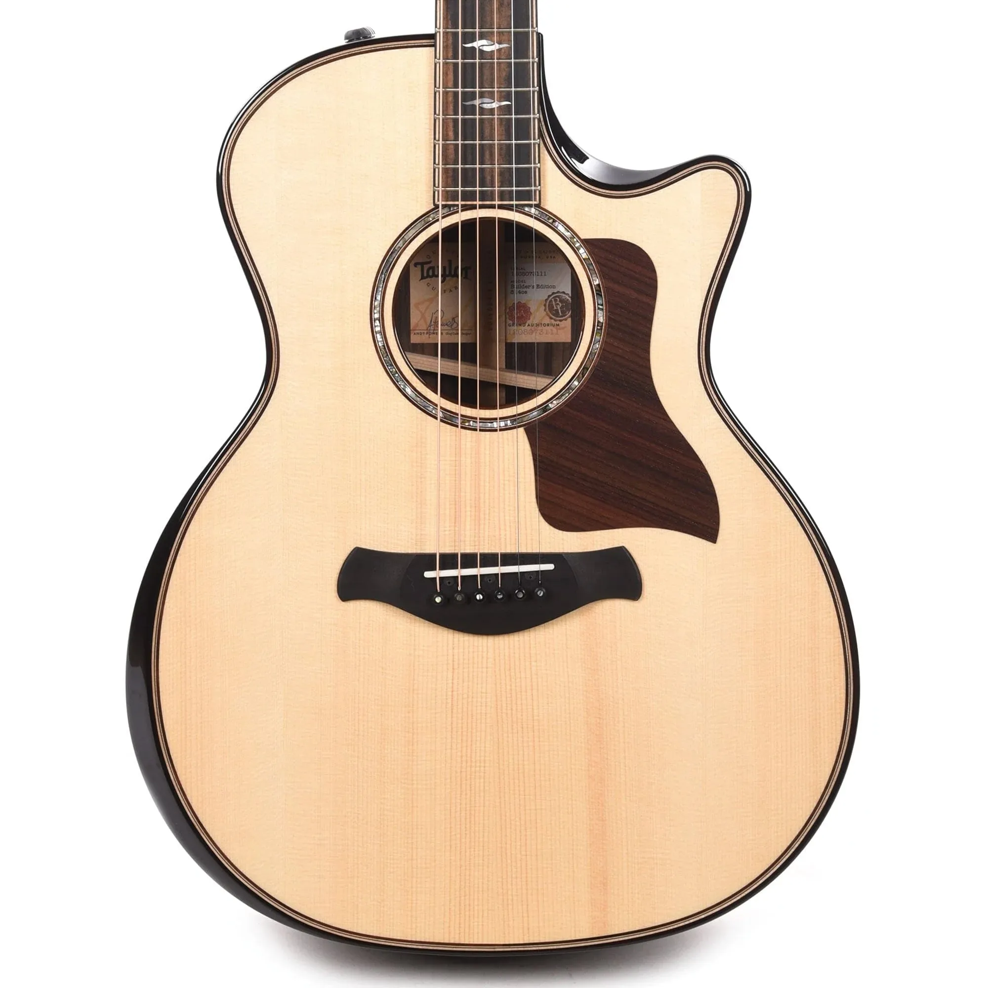 Taylor 814ce Grand Auditorium Builder's Edition Acoustic Electric Guitar - Natural Gloss (PRE ORDER)