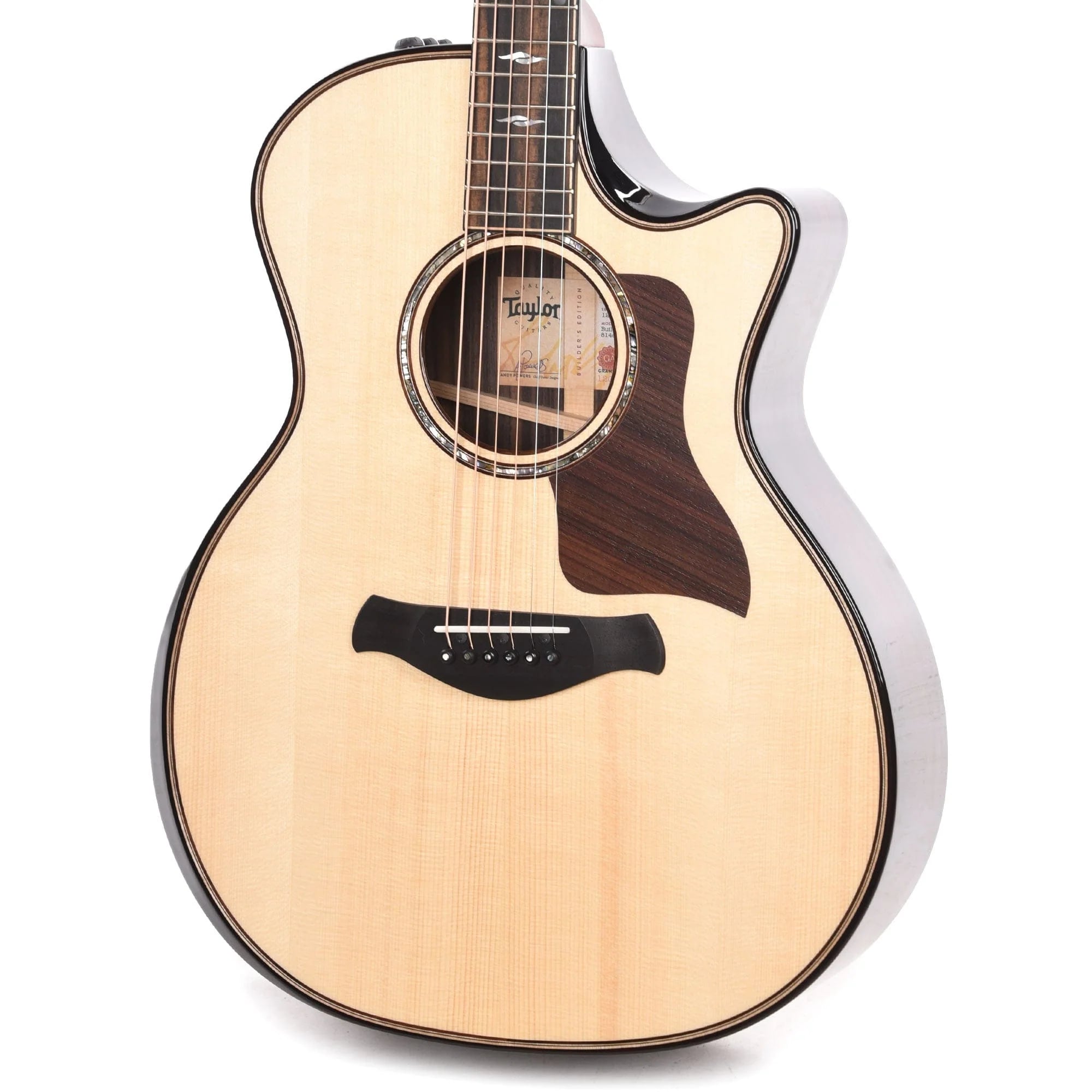 Taylor 814ce Grand Auditorium Builder's Edition Acoustic Electric Guitar - Natural Gloss (PRE ORDER)