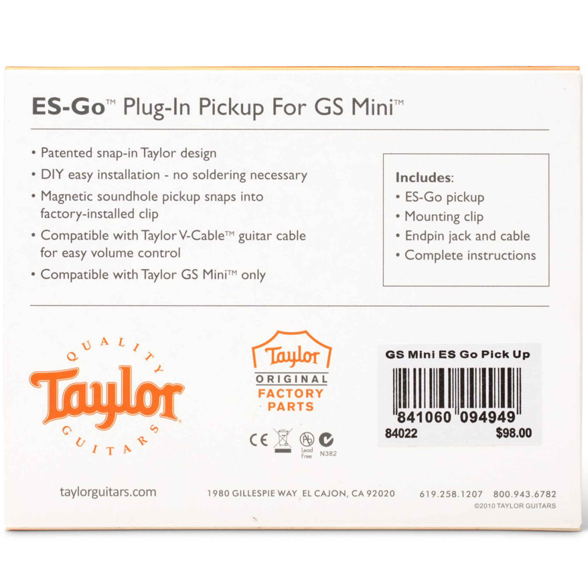Taylor ES Go - Pickup for GS Mini