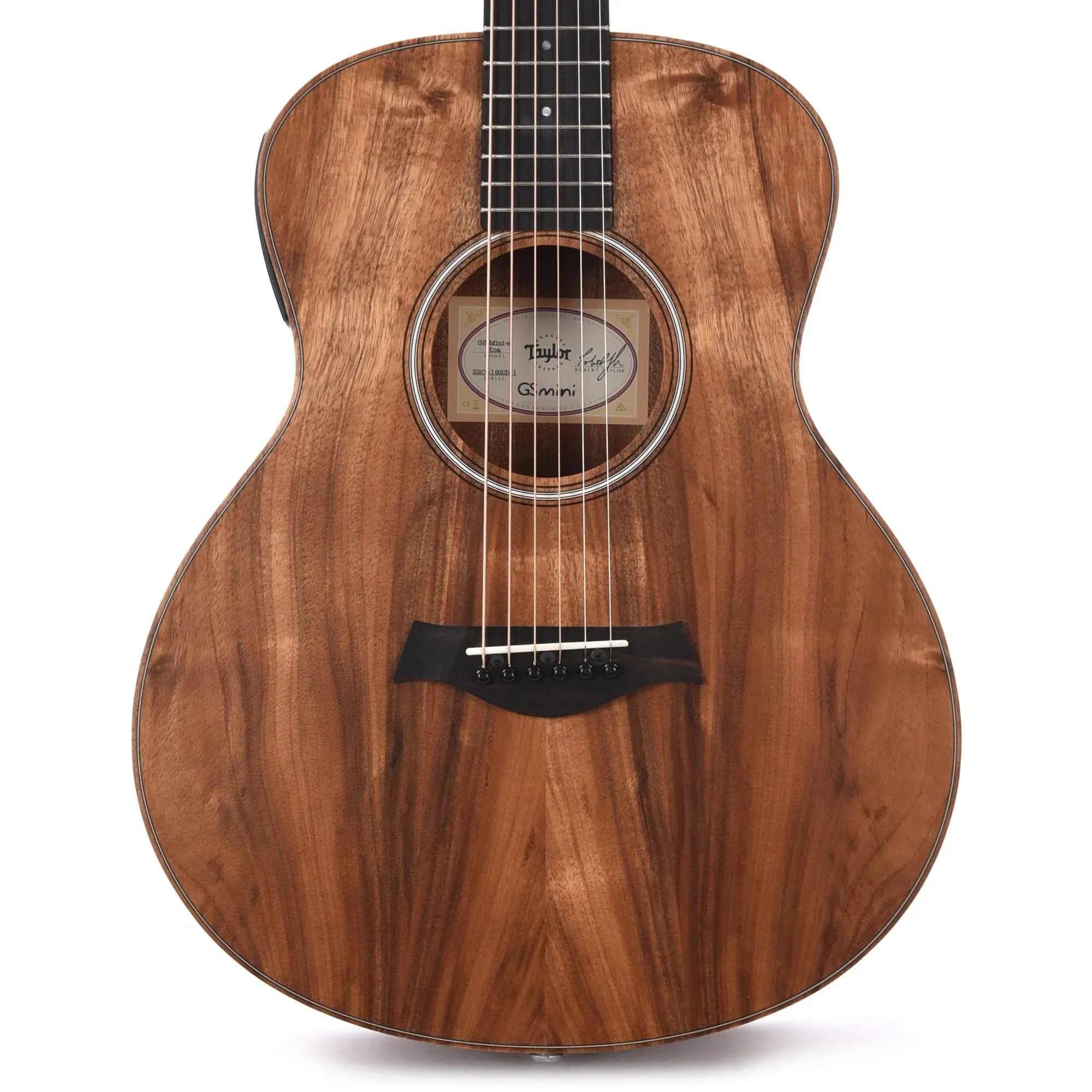 Taylor GS Mini-e Koa Fall Limited Edition Acoustic Electric Travel Guitar ES-B - Natural