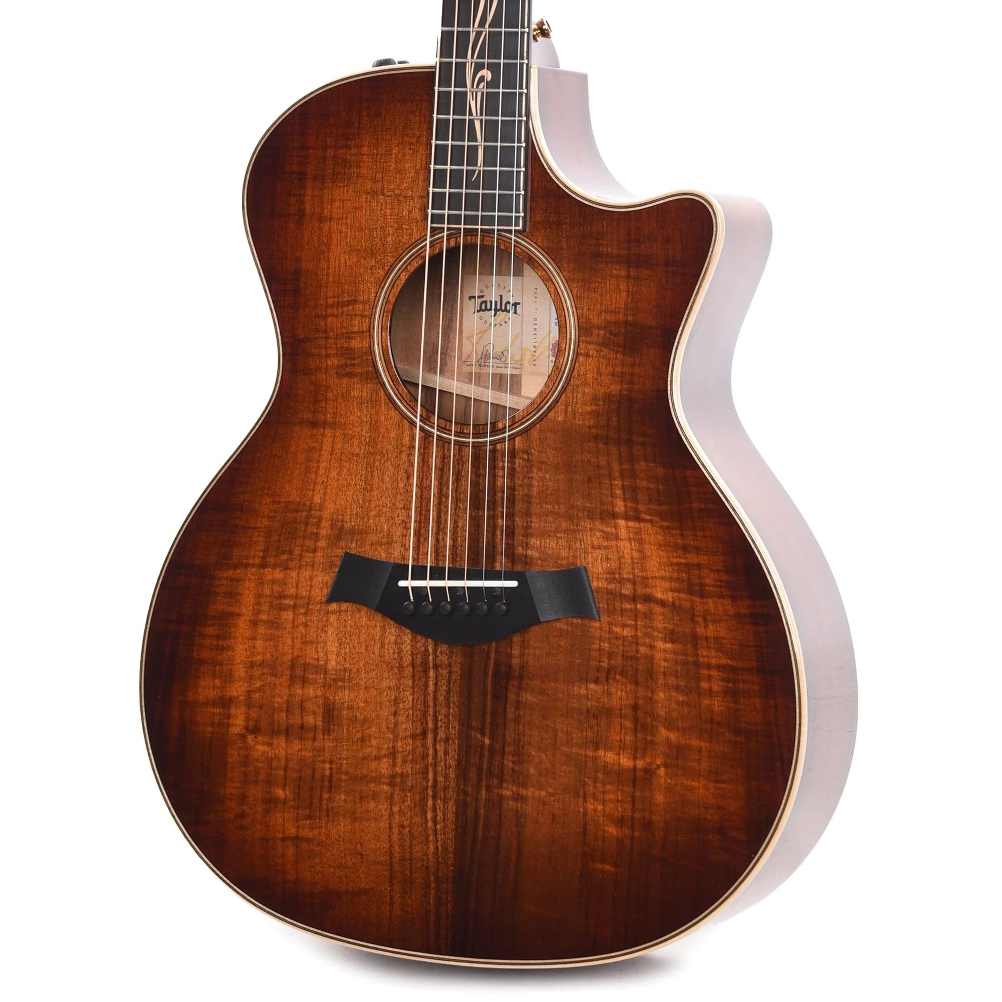 Taylor K24ce Grand Auditorium Acoustic Electric Guitar Gold Gotoh Tuners - Shaded Edgeburst (PRE ORDER)