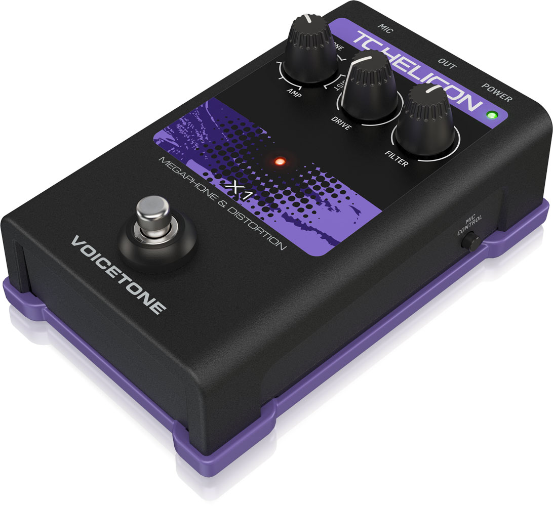 TC Helicon VoiceTone X1 Megaphone and Distortion Vocal Effects - B-Stock