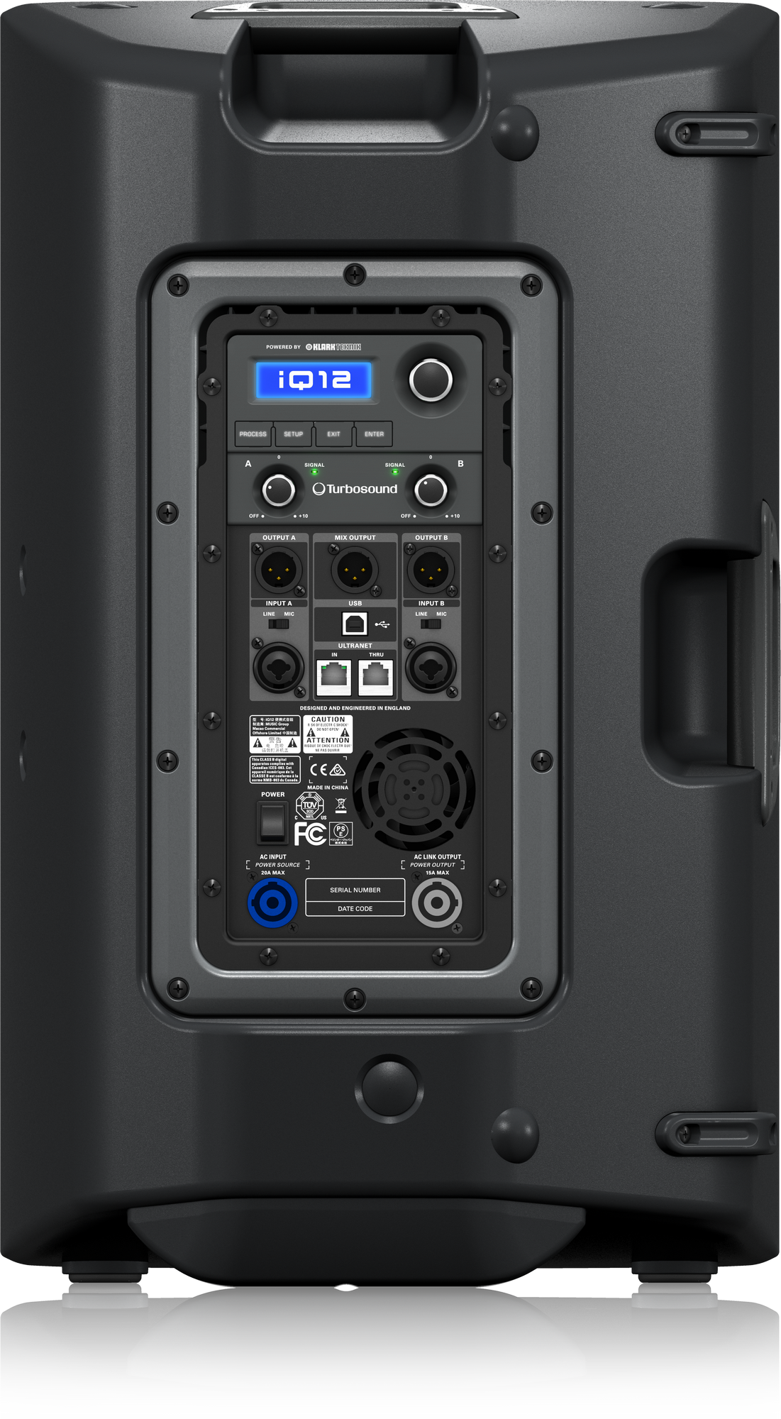 Turbosound iQ12 2500W 12 inch Powered Speaker