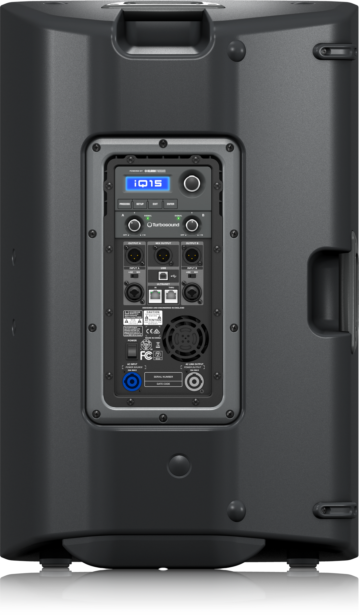 Turbosound iQ15 2500W 15 inch Powered Speaker