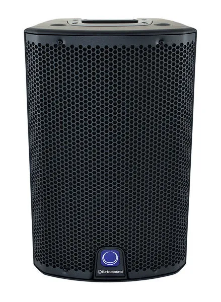Turbosound iQ8 - 2500 Watt 2 Way 8" Powered Loudspeaker with Klark Teknik DSP Technology, Speaker Modelling and ULTRANET Networking