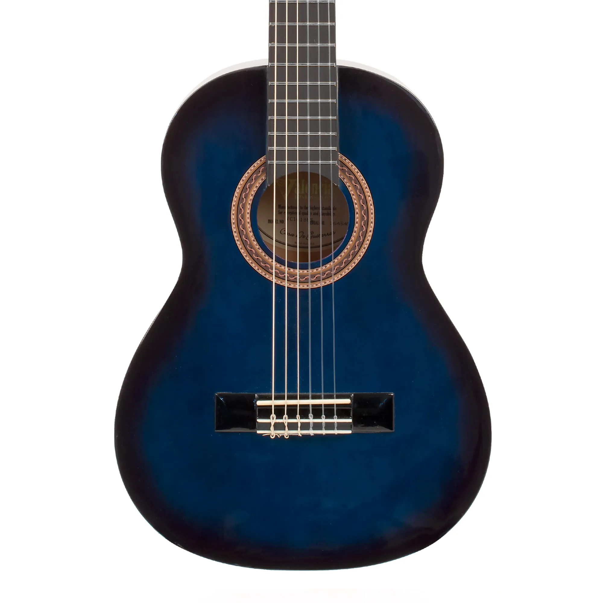 Valencia Black Classical Guitar - 1/4 Size