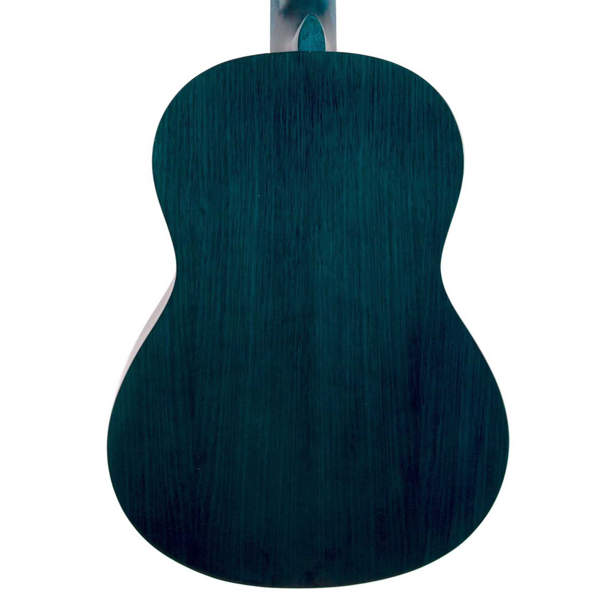 Valencia Transparent Blue Classical Guitar - 1/2 Size