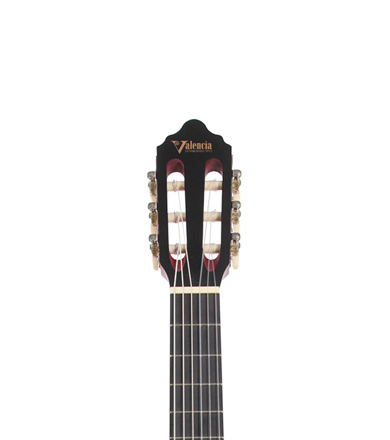 Valencia Transparent Wine Red Classical Guitar - 1/2 Size