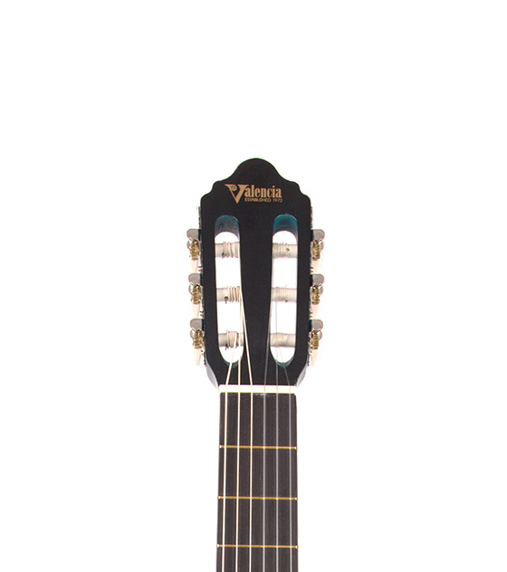 Valencia Classical Guitar - Transparent Blue