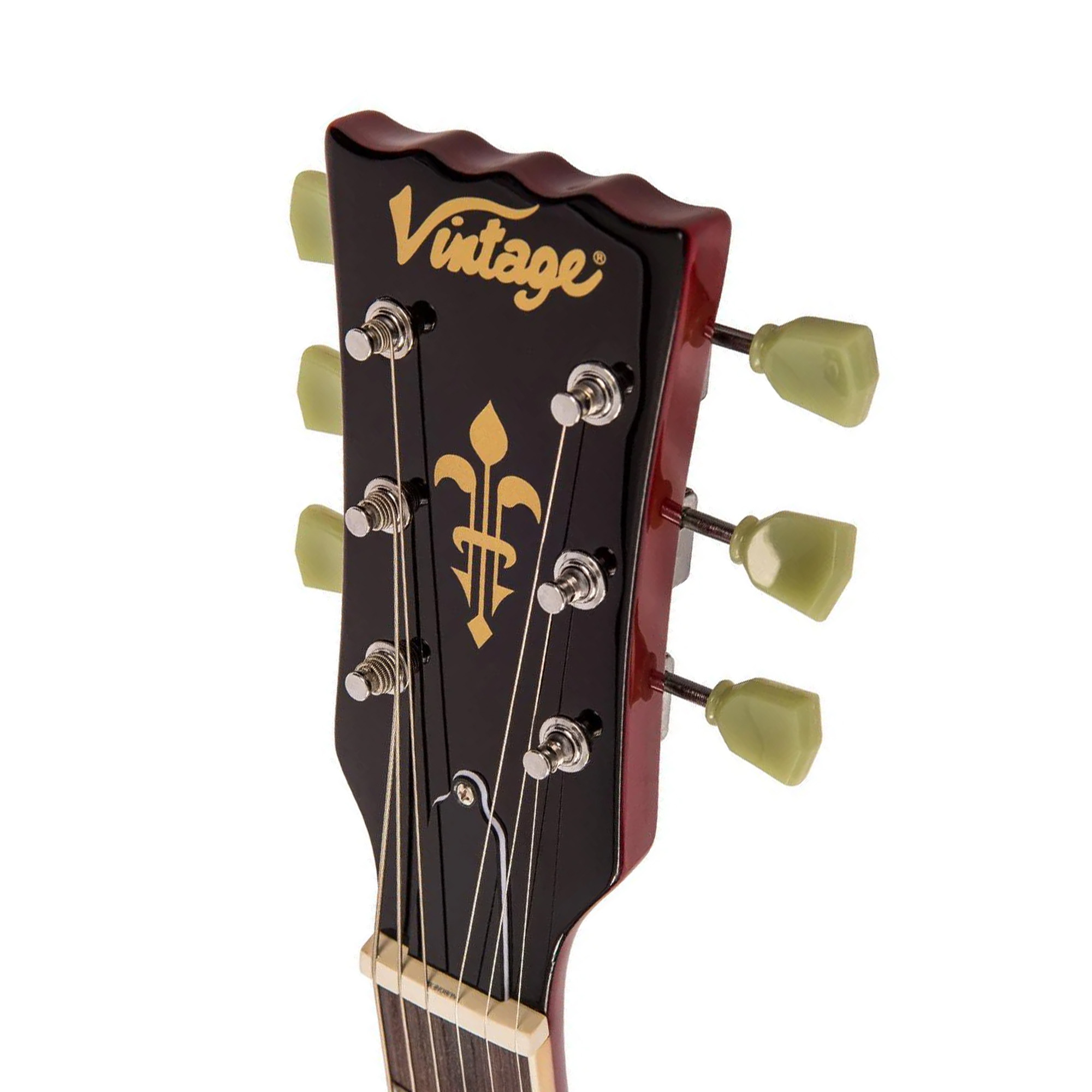 Vintage Reissued Vibrato Electric Guitar - Cherry Red