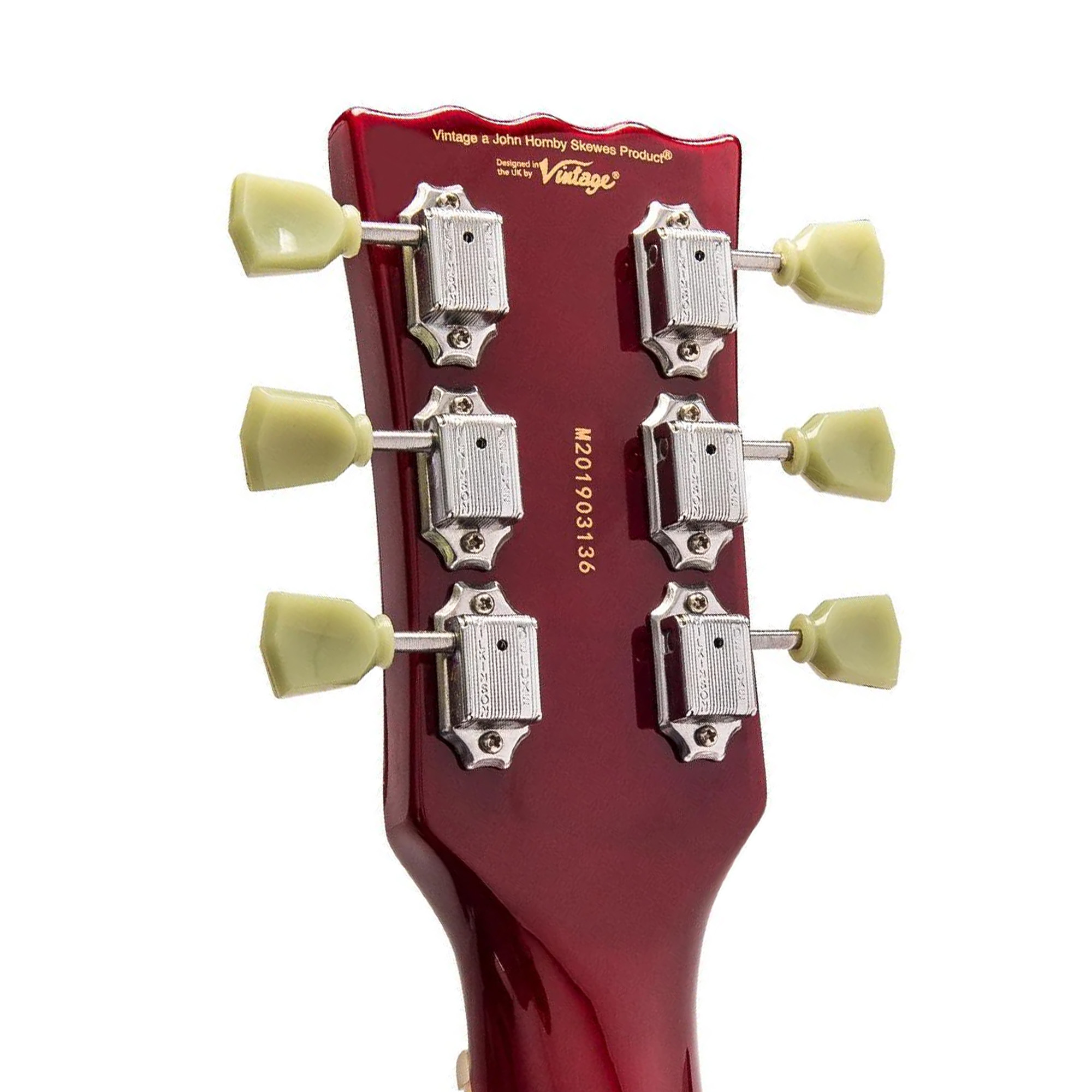 Vintage Reissued Vibrato Electric Guitar - Cherry Red