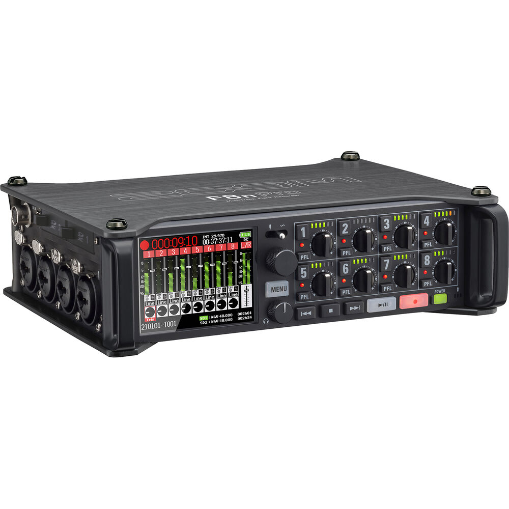 Zoom F8nPro Multitrack Field Recorder- 2 Years Warranty