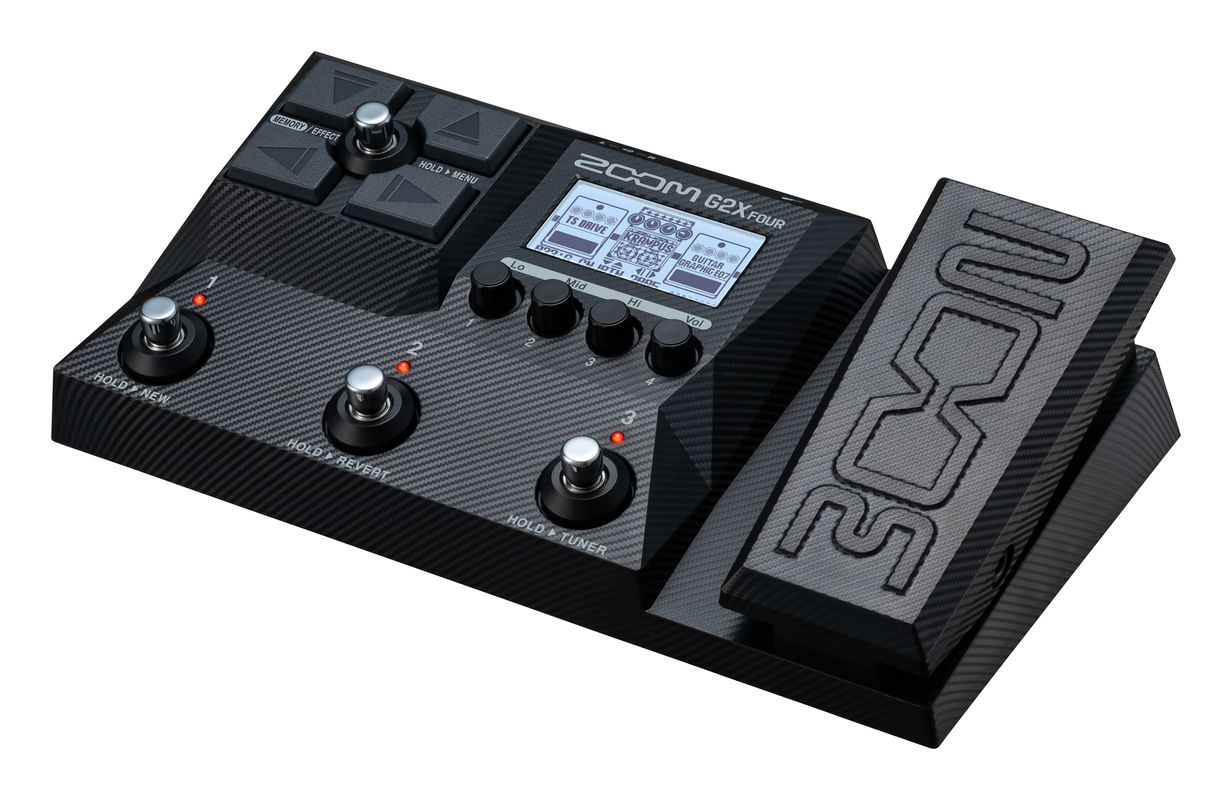 Zoom G2X FOUR Multi-effects Processor with Expression Pedal- 2 Years Warranty