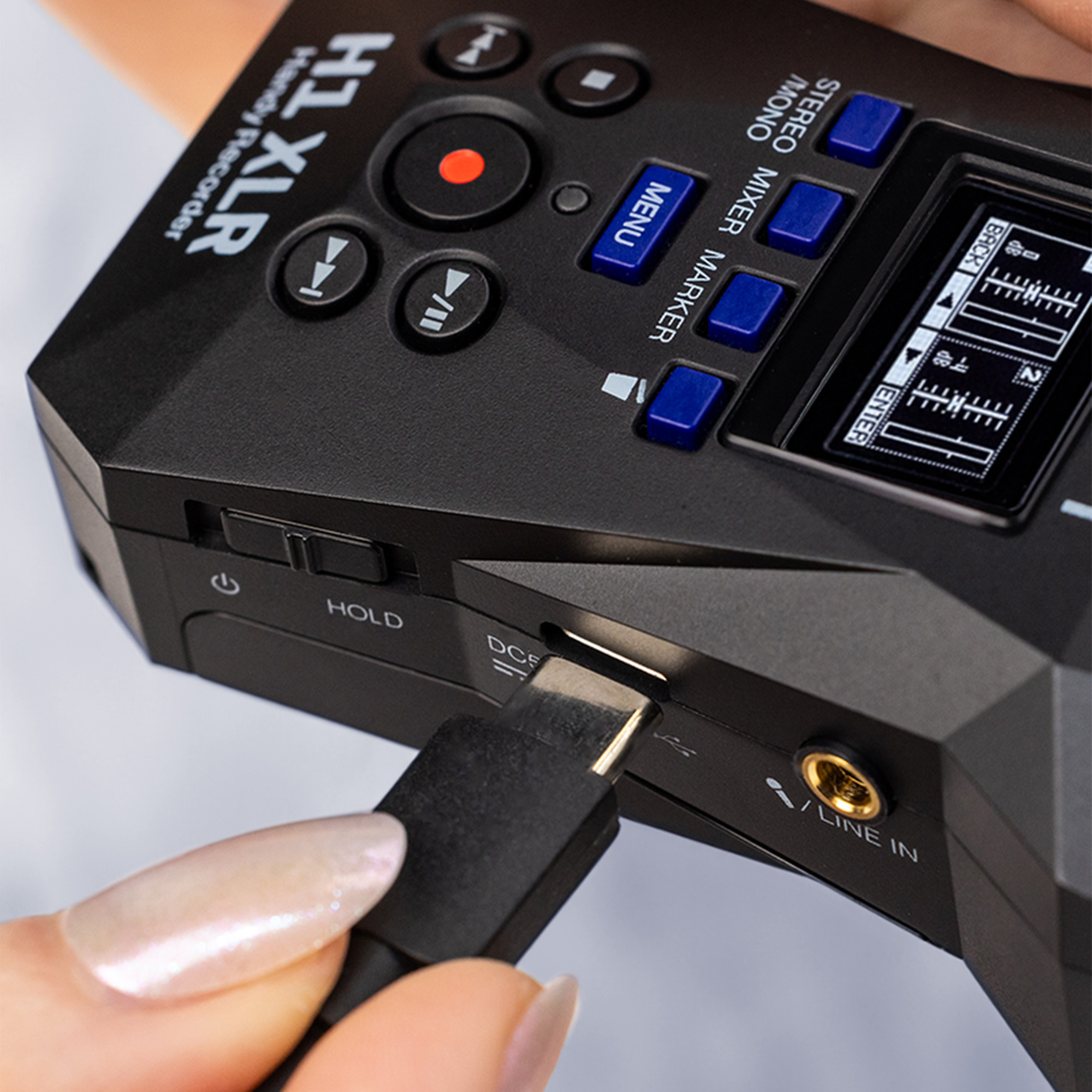 Zoom H1 XLR Handy Recorder- 2 Years Warranty
