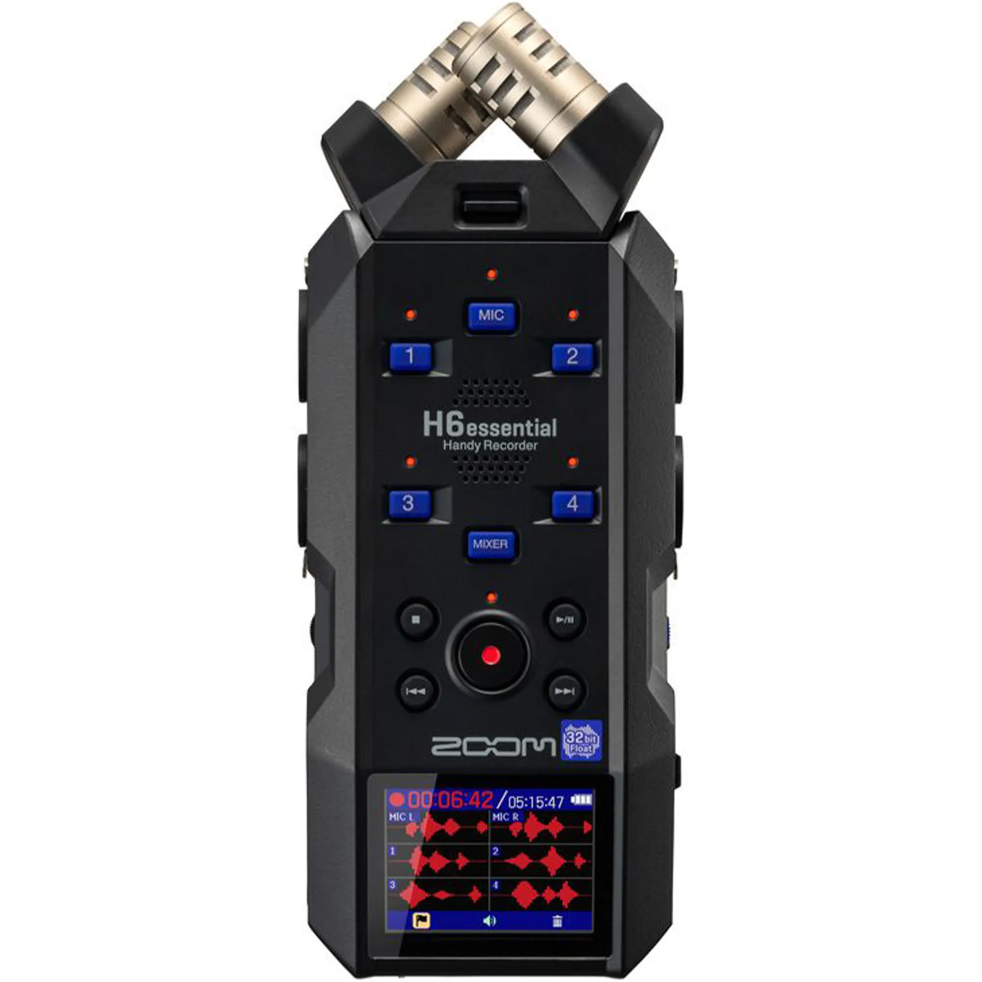 Zoom H6essential 6-Track 32-Bit Handy Recorder- 2 Years Warranty