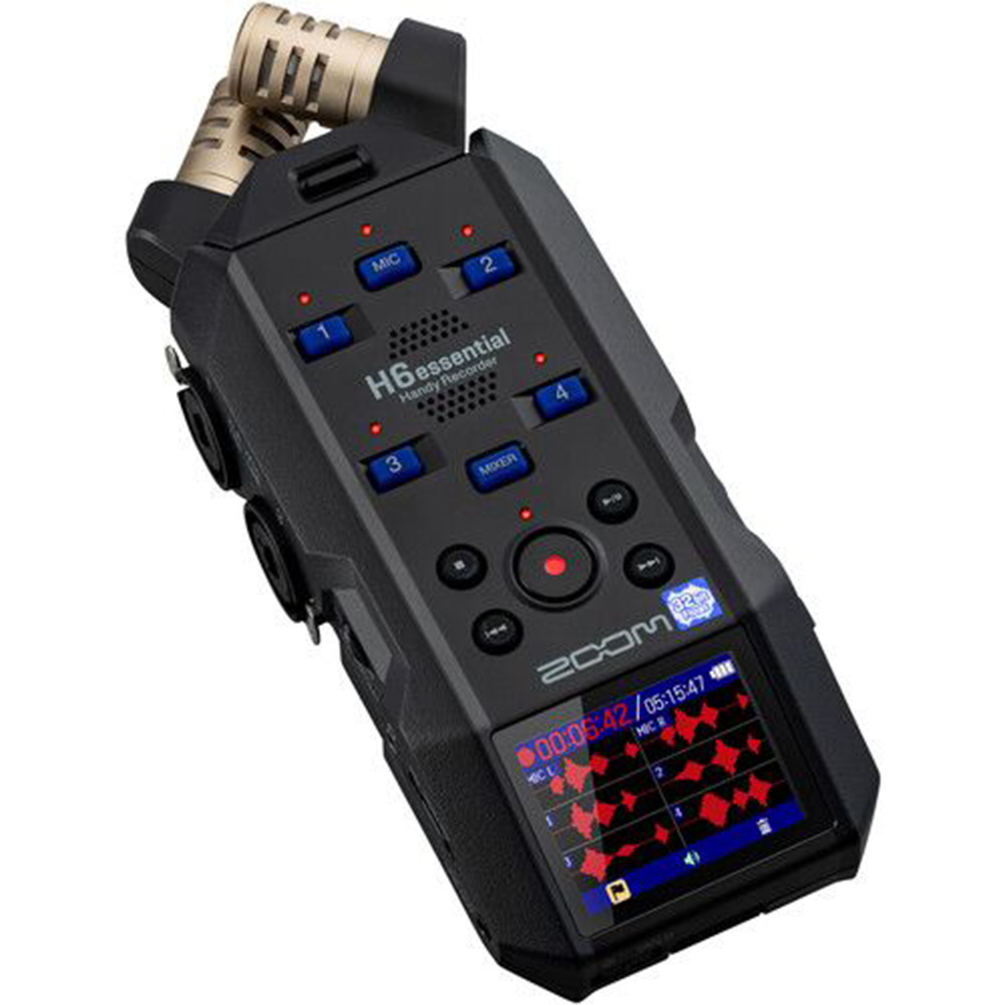 Zoom H6essential 6-Track 32-Bit Handy Recorder- 2 Years Warranty