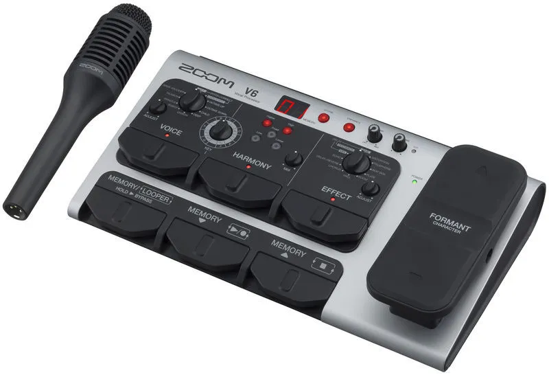 Zoom V6 Vocal Processor- 2 Years Warranty