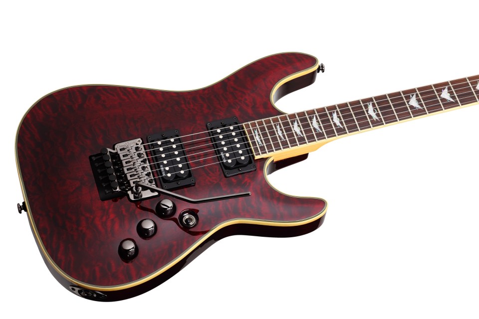 Schecter Electric Guitar Omen Extreme FR 6 - Black Cherry