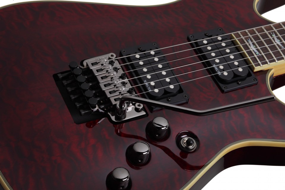 Schecter Electric Guitar Omen Extreme FR 6 - Black Cherry