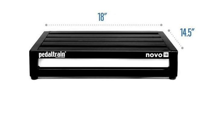 Pedaltrain PT-N18-SC Novo 18 SC Pedalboard with Soft Case - 18-inch x 14.5-inch