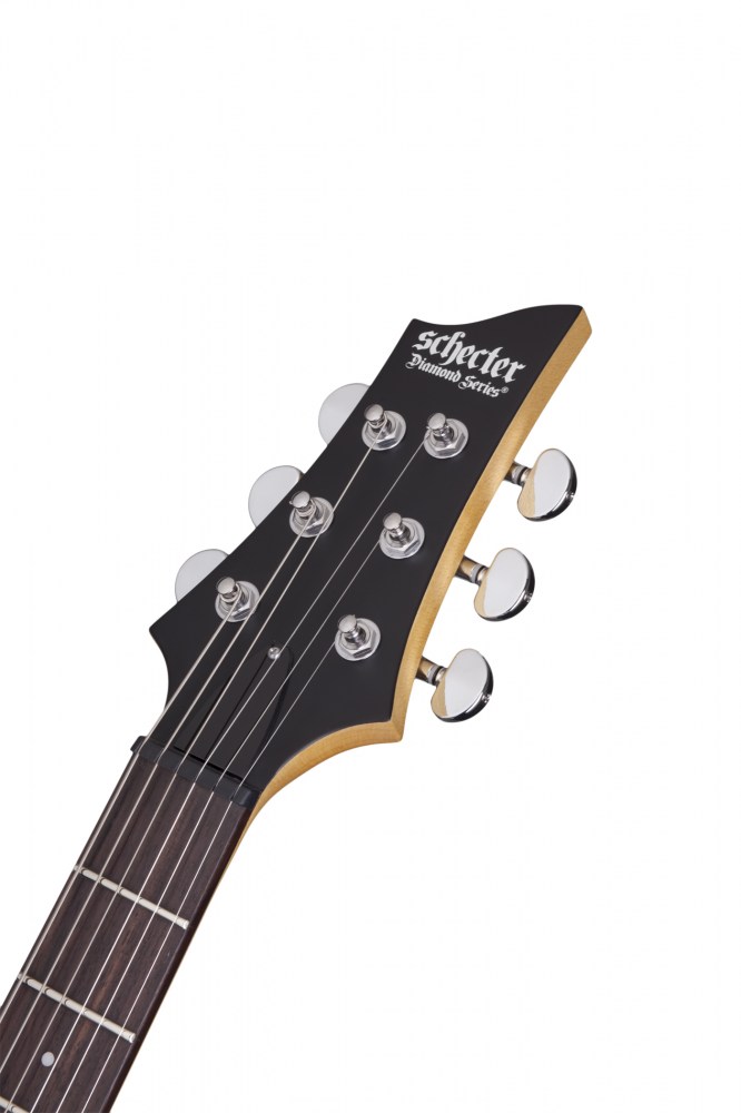 Schecter C-6 Deluxe Electric Guitar - Satin Black
