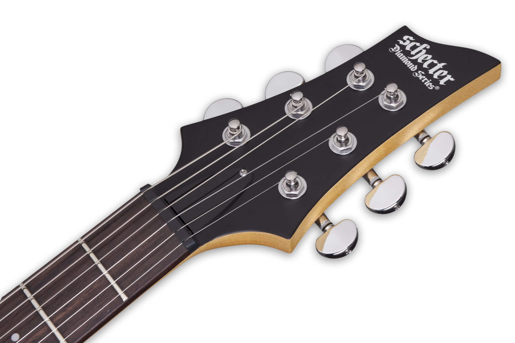 Schecter C-6 Deluxe Left Handed  Electric Guitar - Satin Black