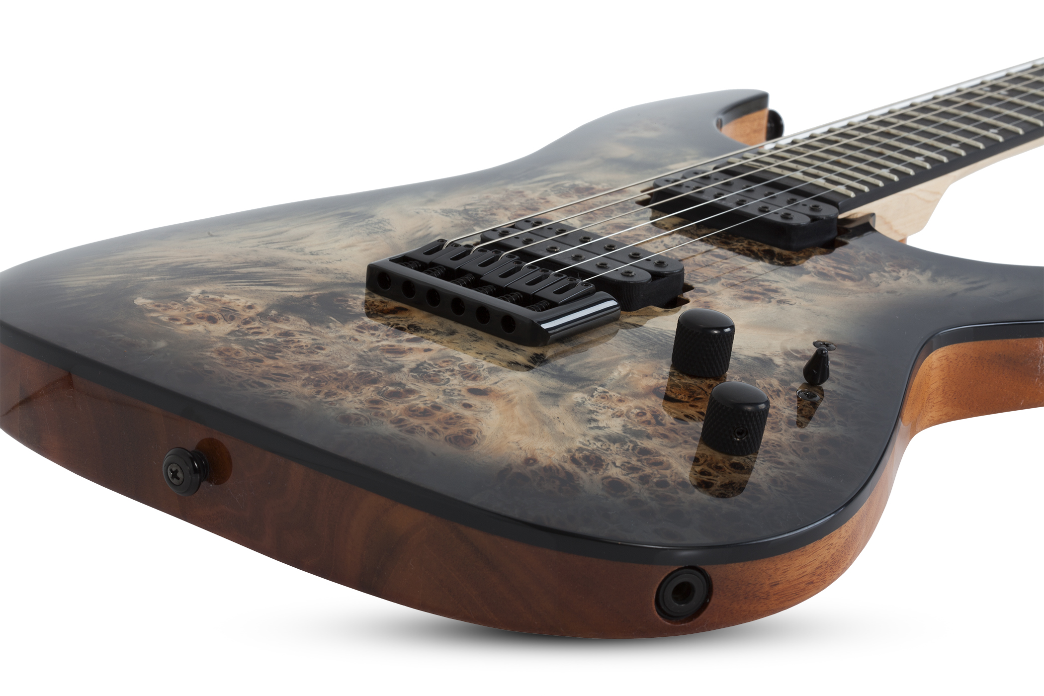 Schecter C-6 Pro Electric Guitar - Charcoal Burst