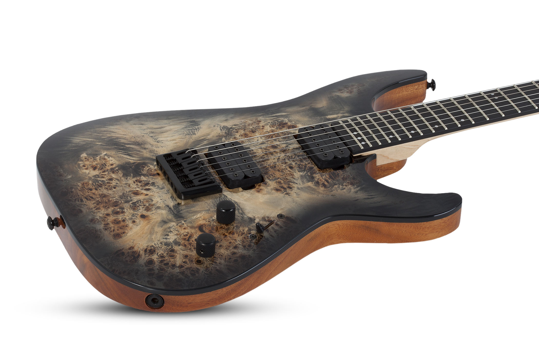 Schecter C-6 Pro Electric Guitar - Charcoal Burst