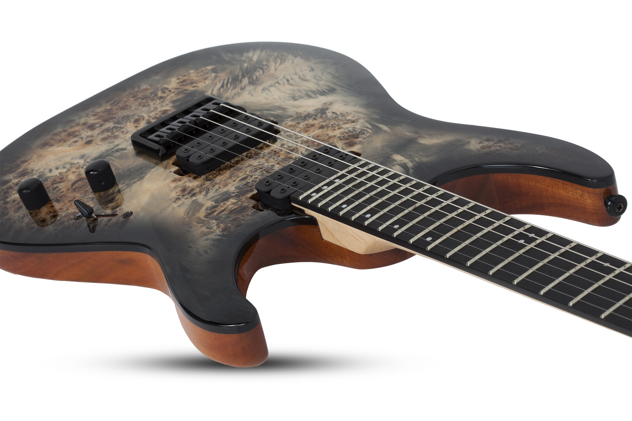 Schecter C-6 Pro Electric Guitar - Charcoal Burst