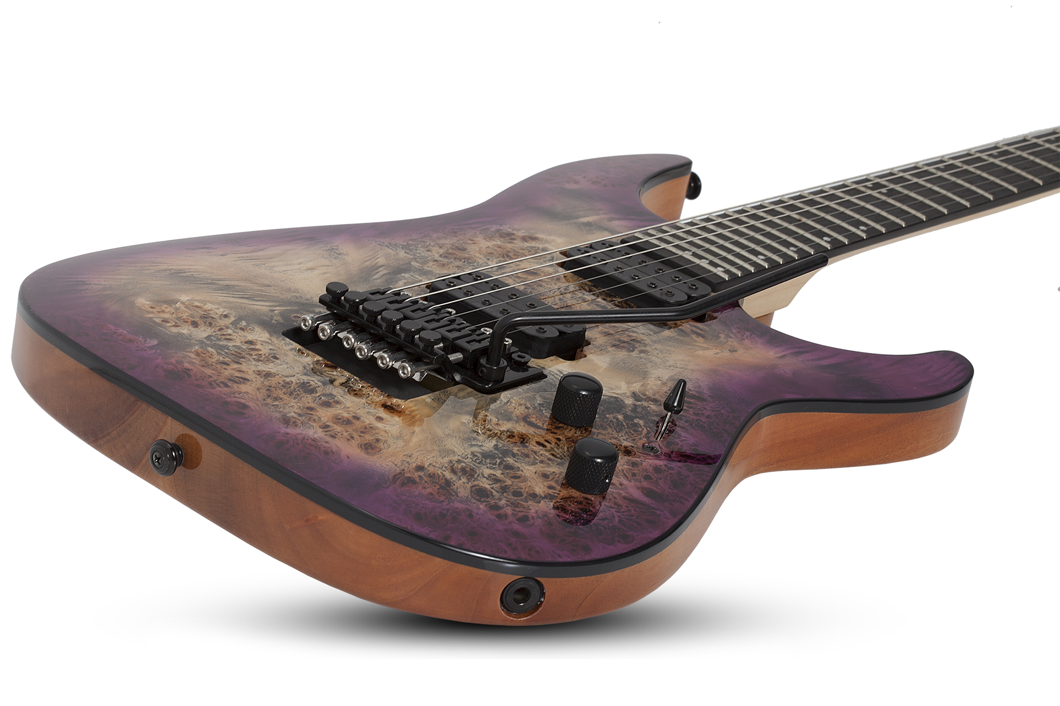 Schecter C-6 Pro FR Floyd Rose Electric Guitar - Aurora Burst