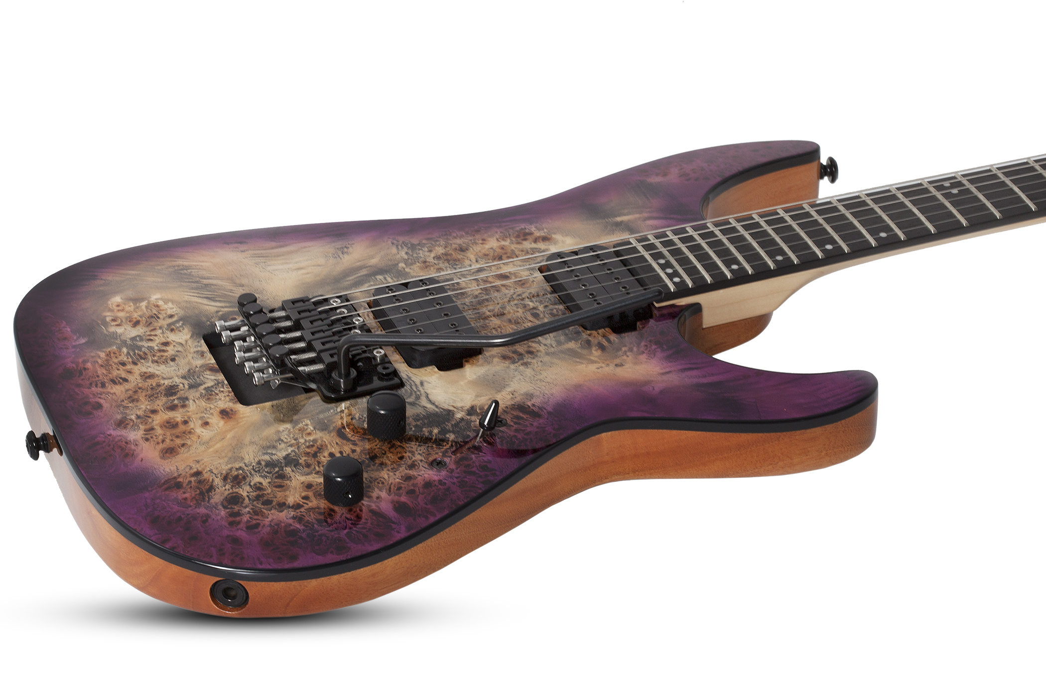 Schecter C-6 Pro FR Floyd Rose Electric Guitar - Aurora Burst