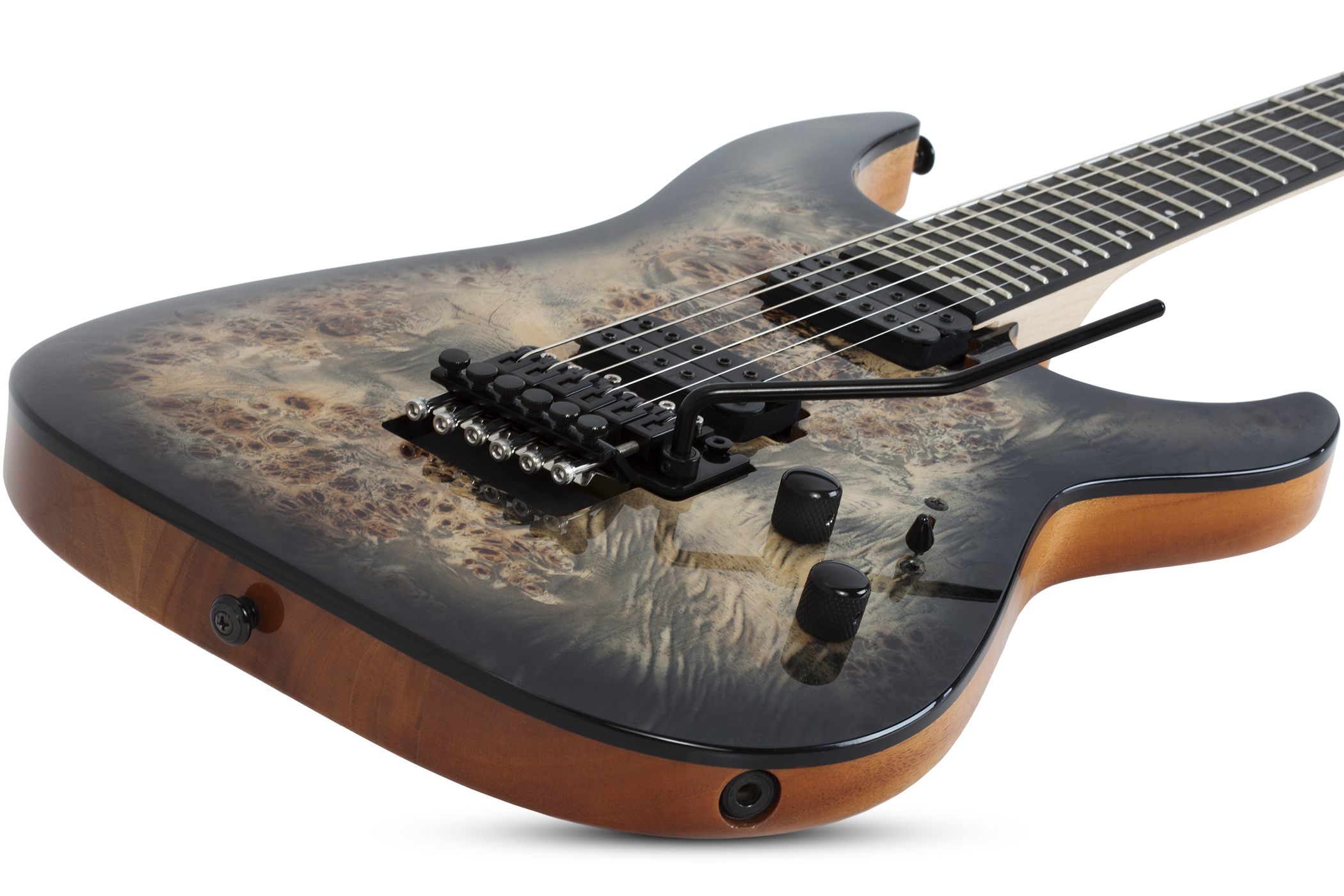 Schecter Electric Guitar C-6 Pro FR - Charcoal Burst (CB)