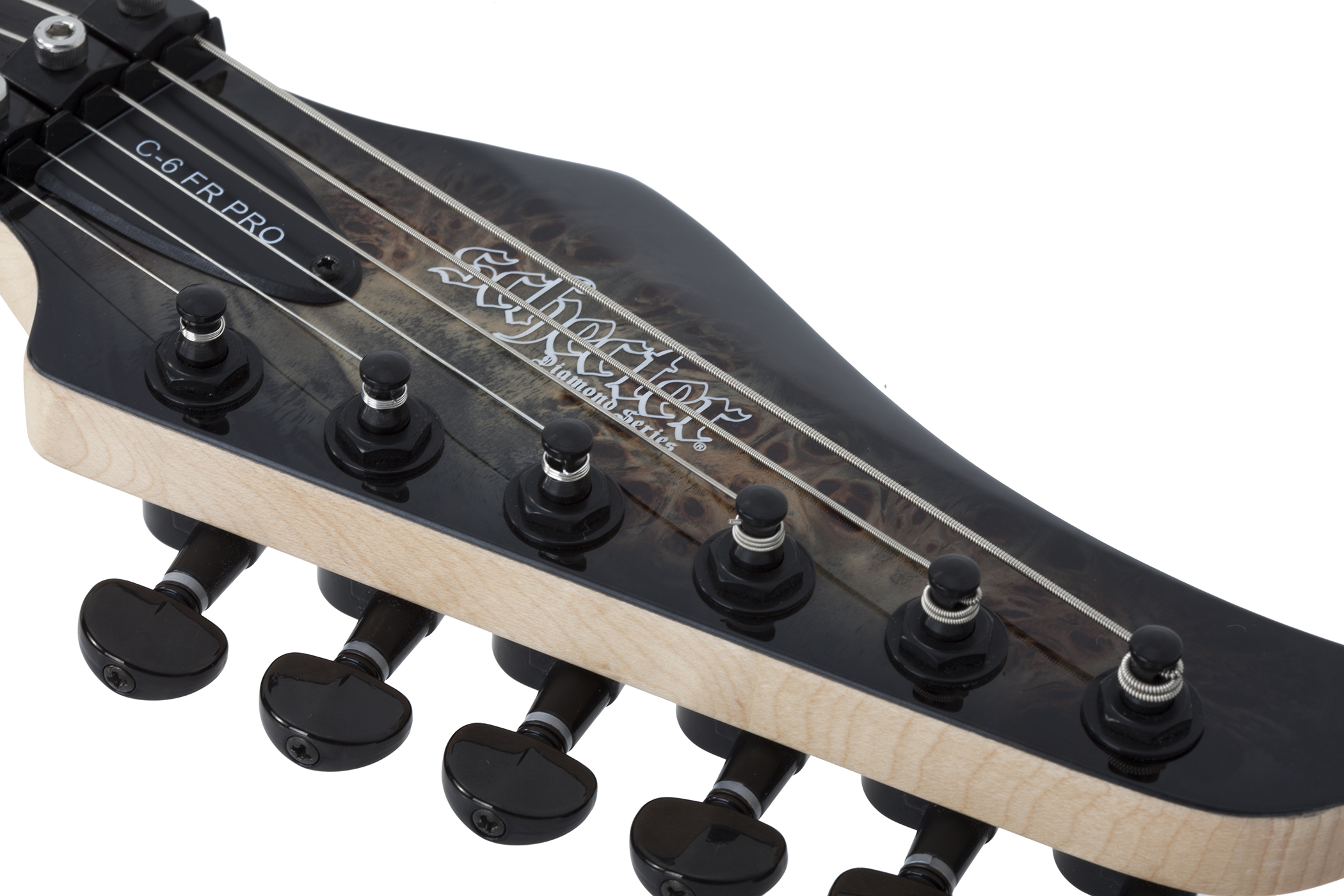 Schecter Electric Guitar C-6 Pro FR - Charcoal Burst (CB)