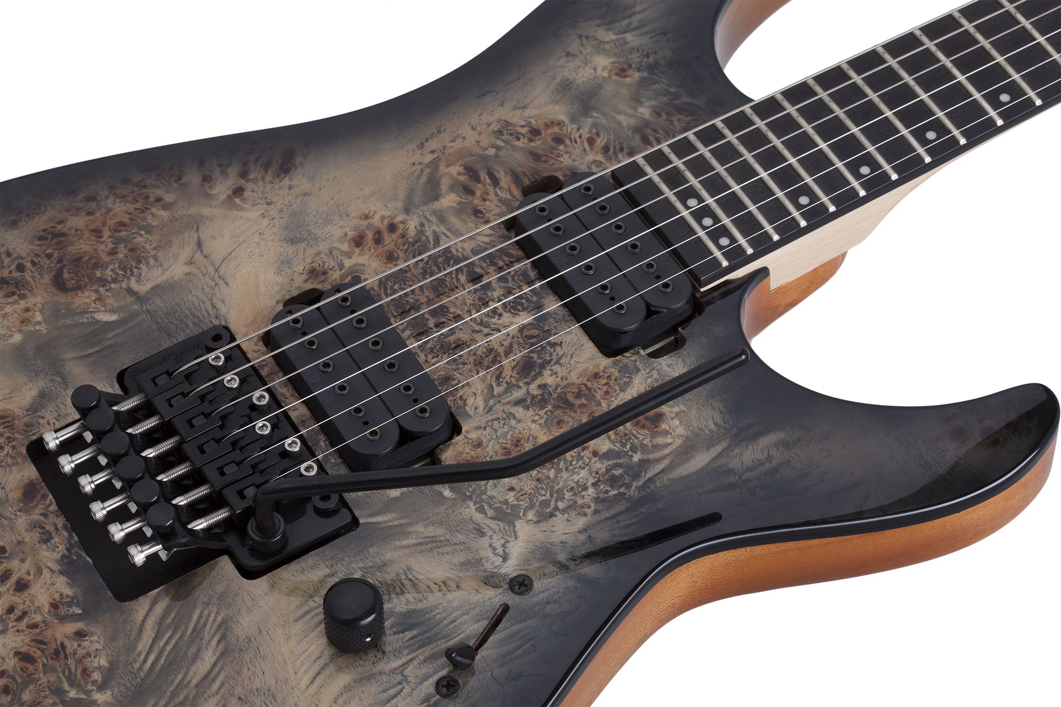 Schecter Electric Guitar C-6 Pro FR - Charcoal Burst (CB)