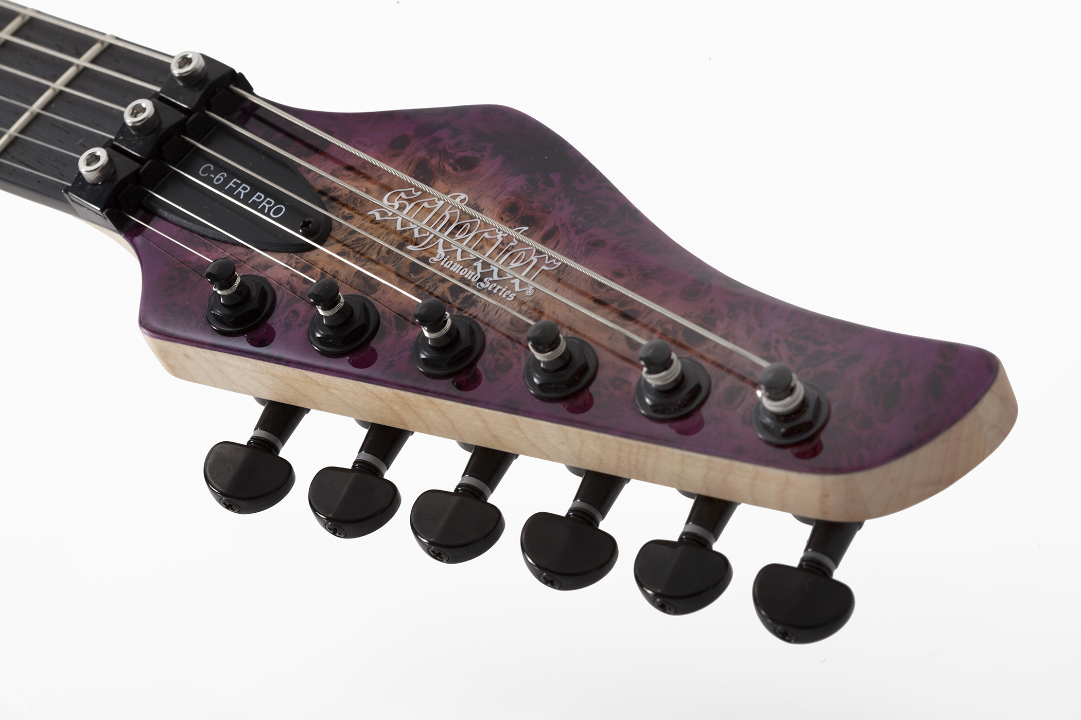 Schecter C-6 Pro FR Floyd Rose Electric Guitar - Aurora Burst