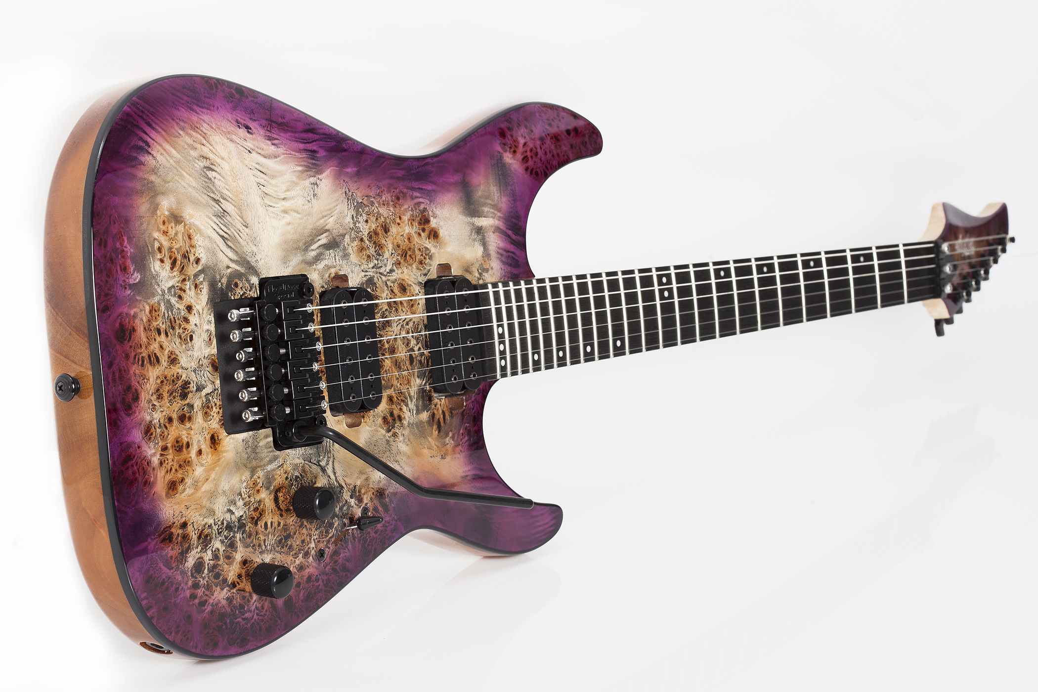 Schecter C-6 Pro FR Floyd Rose Electric Guitar - Aurora Burst
