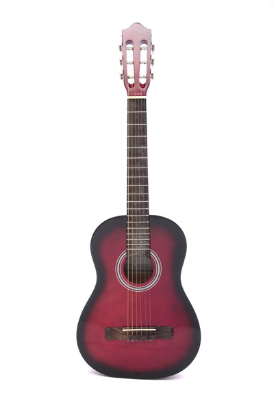 Carlos Acoustic Guitar 1/2 Size - Shaded Red