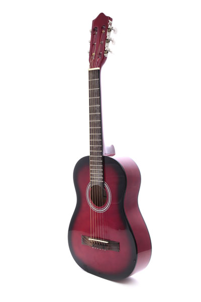 Carlos Acoustic Guitar 1/2 Size - Shaded Red
