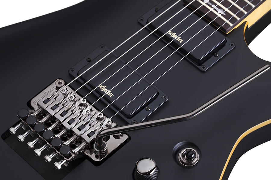 Schecter Electric Guitar Demon-6 FR - Aged Black Satin (ABSN)