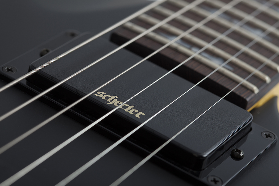 Schecter Electric Guitar Demon-6 FR - Aged Black Satin (ABSN)