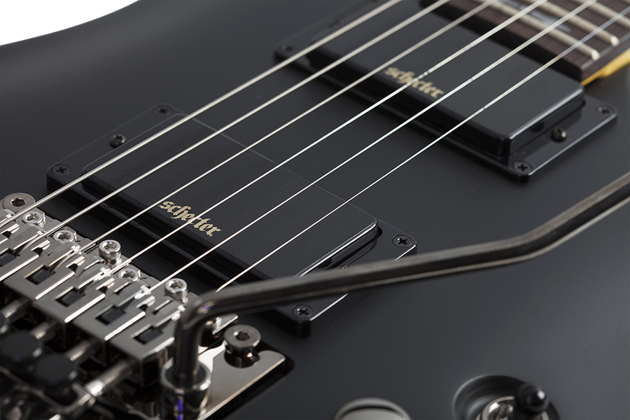 Schecter Electric Guitar Demon-6 FR - Aged Black Satin (ABSN)