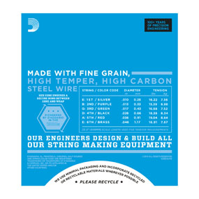 D'Addario EXL110-3D Nickel Wound Electric Guitar String Regular Light - 10-46 - 3 Packs
