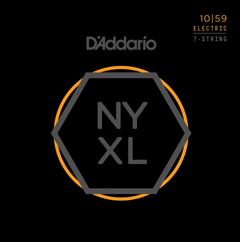 D'Addario NYXL1059 Electric Guitar String Nickel Wound 7-String Regular Light - 10-59