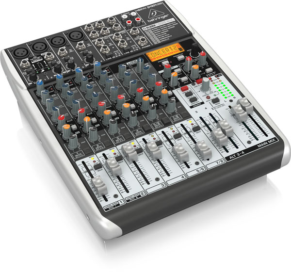 Behringer Premium 12-Input 2/2-Bus Analog Mixer with Wireless Option and USB/Audio Interface