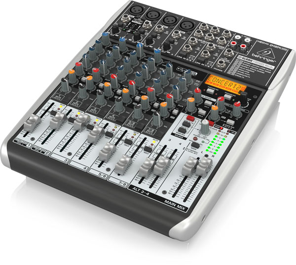 Behringer Premium 12-Input 2/2-Bus Analog Mixer with Wireless Option and USB/Audio Interface