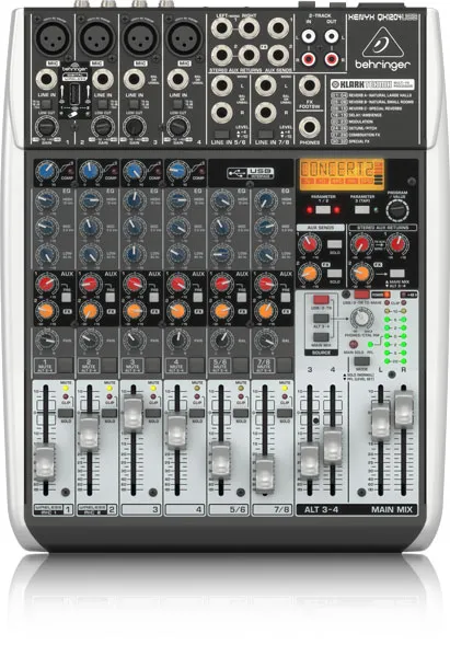Behringer Premium 12-Input 2/2-Bus Analog Mixer with Wireless Option and USB/Audio Interface